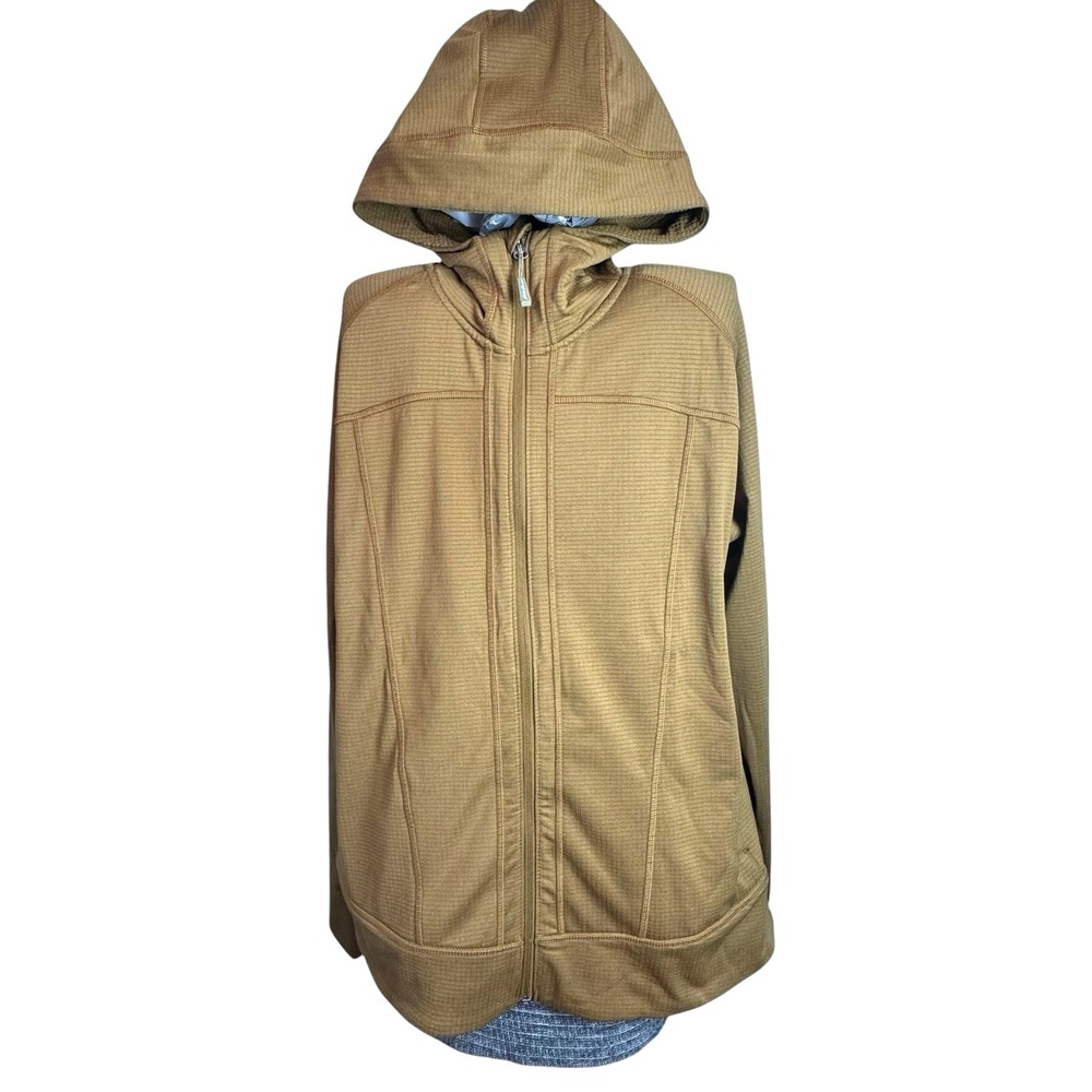 Eddie Bauer Jacket First Ascent Grid Fleece Waffle Ant Bronze UNISEX /Womens 2XL